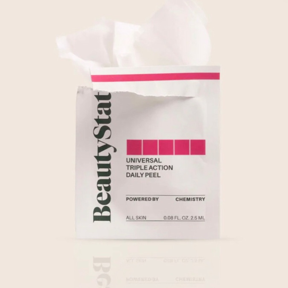 NWT Beauty Stat Universal Triple Action Daily Peel Box of 10 Treatments